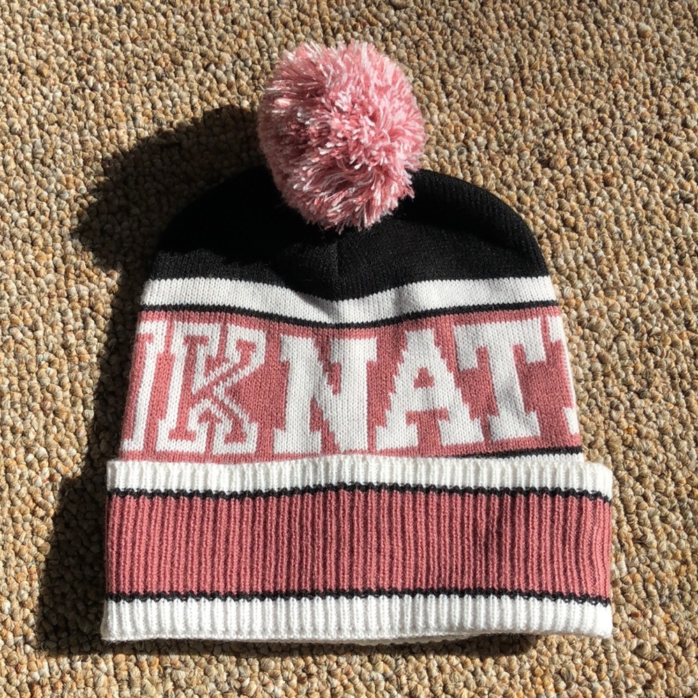Pink Victoria secret hat